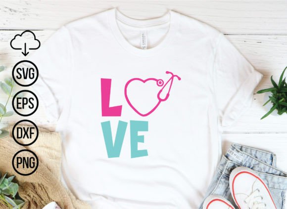 Love, Nurse Svg Bundle: Graphics for T-Shirt Designs