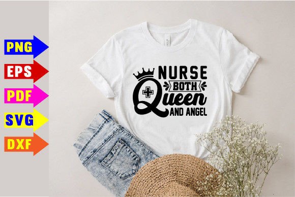 Nurse Both Queen and Angel Svg Graphics