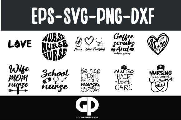 Nurse SVG Bundle: Sarcastic Quotes Graphics