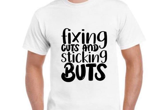Nurse SVG Design, Fixing Cuts and Stic