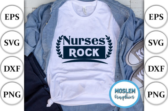 Nurse SVG Design, Nurses Rock