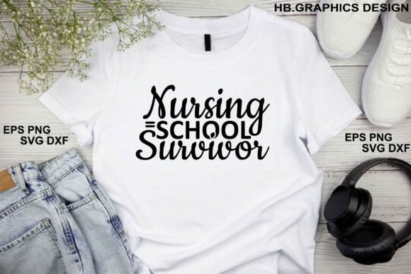Nurse Svg Design. Nursing School Survivo