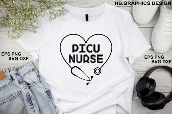 Nurse Svg Design. Picu Nurse Graphics