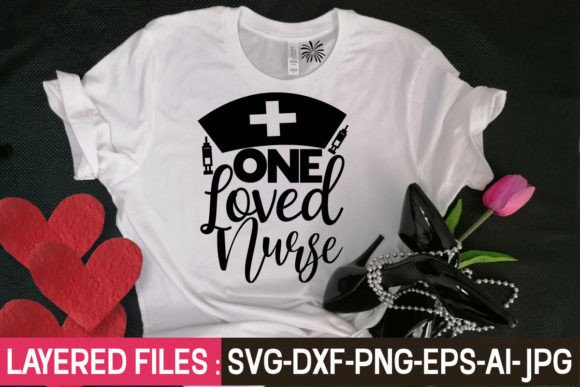 One Loved Nurse Svg Cut File Graphics