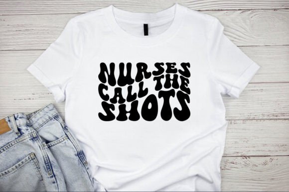 Retro Nurse SVG Design for T-Shirt Graphics