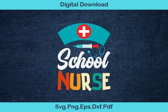 School Nurse Svg T Shirt Graphics and T-Shirt Designs