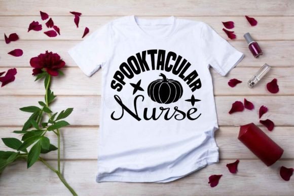 Spooktacular Nurse Svg Design: Graphics for T-Shirt Designs